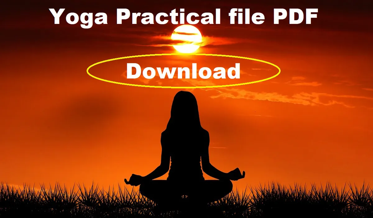 Yoga Practical file PDF