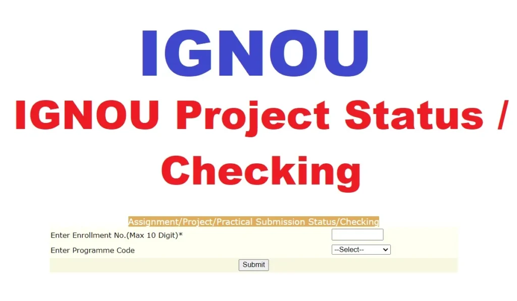 IGNOU Project Status